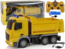 Dźwig 2.4G R/C żółty 1:12