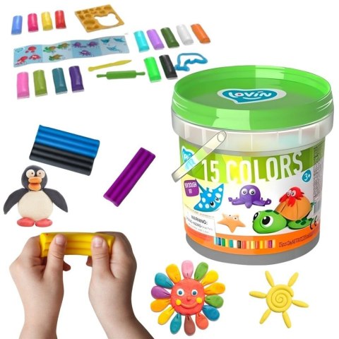 Zestaw ciastoliny piankolina mieszkancy morza