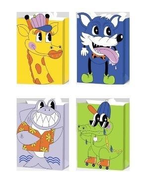 Torebka prezentowa L Zwierzaki