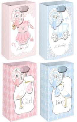 Torebka prezentowa L Girl Boy mix