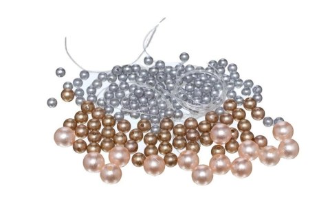 Koraliki do nawlekania 3 kolory 36g