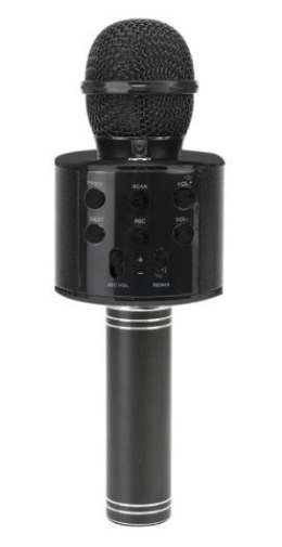 Mikrofon bezprzewodowy czarny