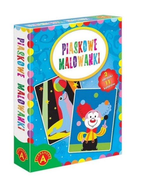 Piaskowe malowanki Foka i Klaun ALEX
