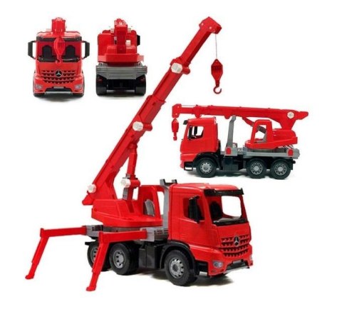 Dźwig Gigant Mercedes Arocs czerwony