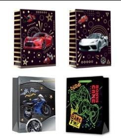 Torebka prezentowa L Pojazdy szerokie dno