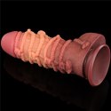 9.5'' DUAL LAYERED PLATINUM SILICONE COCK WIT 24-0533