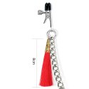 NIPPLE CLIT TASSEL CLAMP WITH CHAIN 24-0536