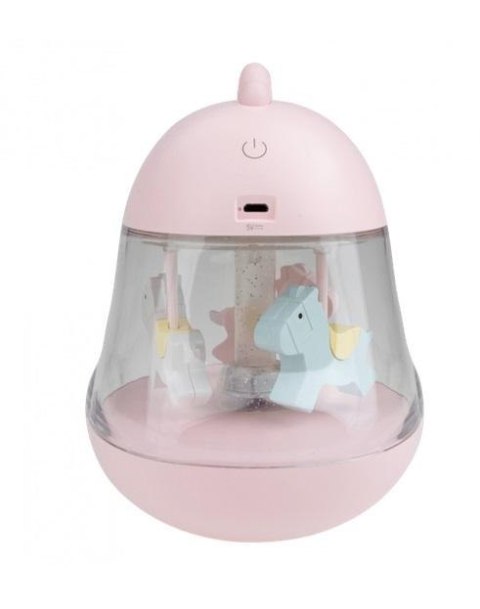 Pozytywka lampka nocna LED różowa