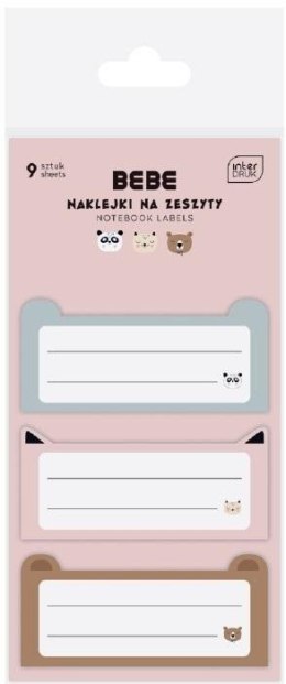 Naklejki na zeszyt BB Friend Girl 9szt