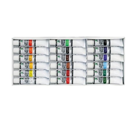 Farby akrylowe 18 kolorów 12ml MARIES