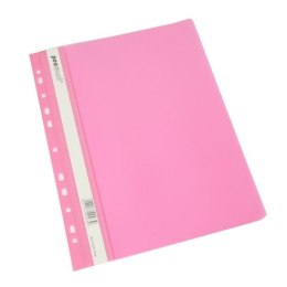 Skoroszyt A4 z perforacją różowy (20szt)