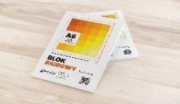 Blok biurowy A6/100K kratka MIX (5szt)