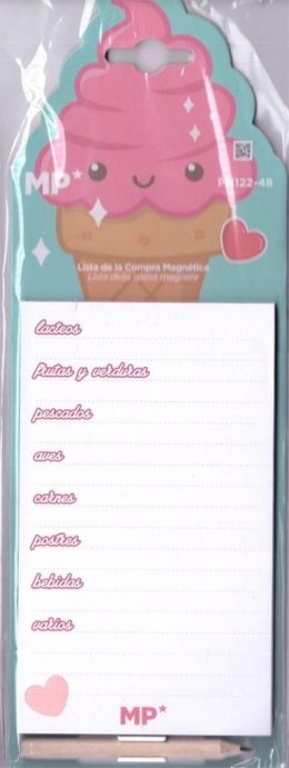 Notes magnetyczny na lodówkę z ołówkiem