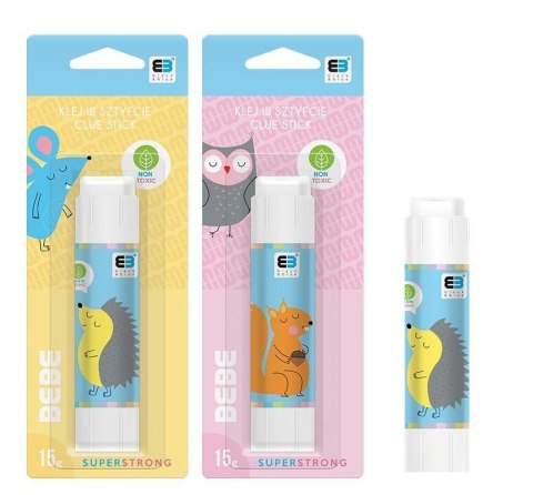 Klej w sztyfcie 15g BB Kids pastel mix