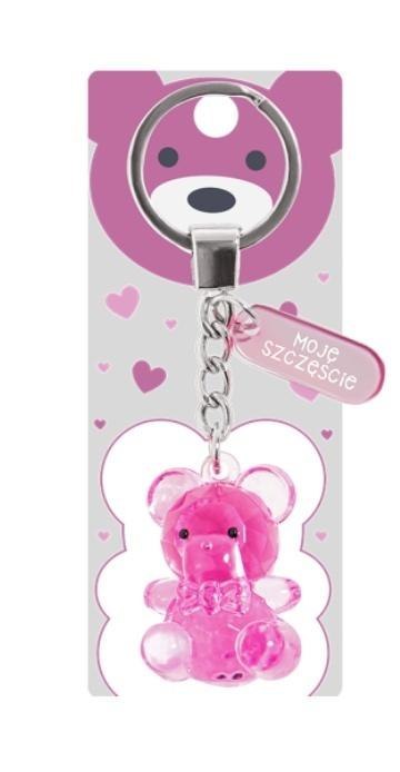 Brelok miś - Moje Szczęście