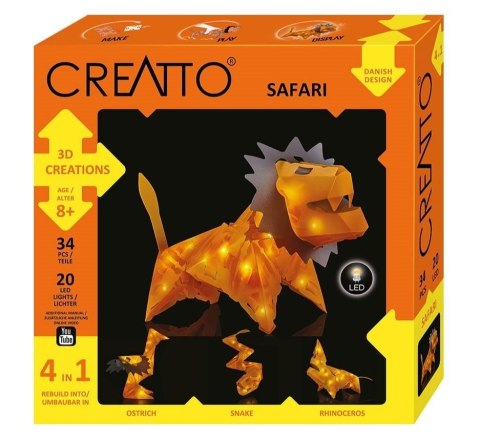 Creatto Świecący Lew i Przyjaciele KOSMOS