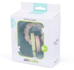 Gryzak pierścień Rybka silikon drewno