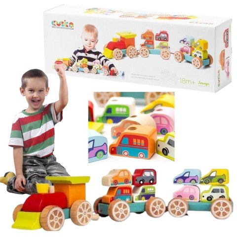 Pociąg z samochodzikami