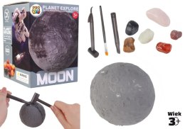 Wykopaliska minerałów planeta Księżyc
