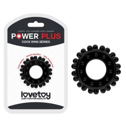 PIERŚCIEŃ POWER PLUS COCKRING CZARNY 24-0486