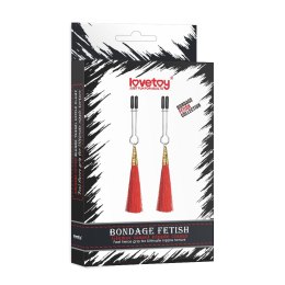 ZACISK NA SUTEK Z FRĘDZLAMI GLAMOUR 24-0509