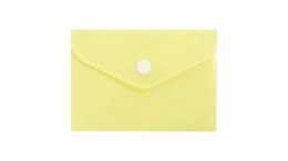 Teczka koperta A7 PP pastel żółta