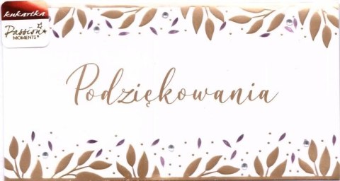 Karnet PM-208 Podziękowania