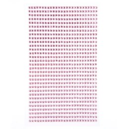 Kryształki samoprzylepne light pink 3mm 806szt
