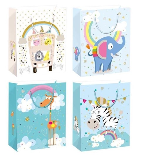 Torebka prezentowa L Zwierzaki