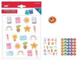 Naklejki śmieszne twarze 23x21mm 2 arkusze