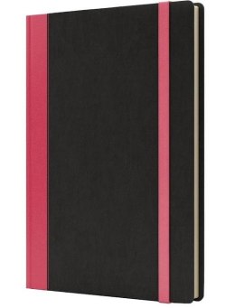 Notatnik A5 Pro M+ kratka czarny/różowy