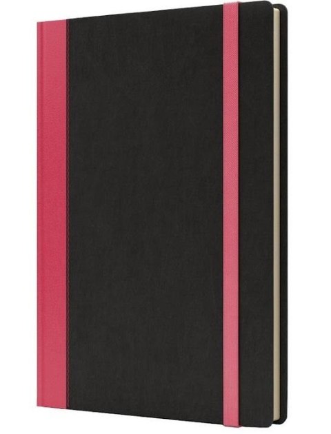 Notatnik A5 Pro M+ kratka czarny/różowy