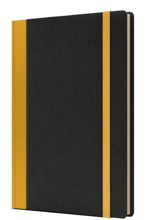 Notatnik A5 Pro M+ linia czarny/żółty