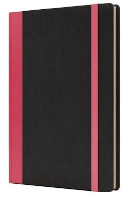 Notatnik B5 Pro L linia czarny/różowy