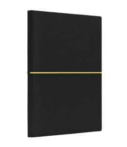 Notatnik B6 Fun S linia czarny/cytrynowy