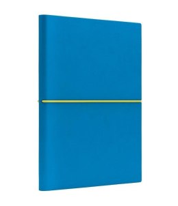 Notatnik B6 Fun S linia niebieski/cytrynowy