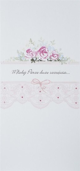 Karnet Ślub DL S38 - Dużo Szczęścia