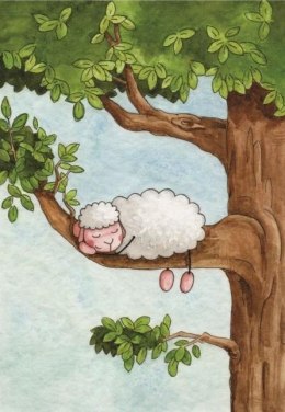 Pocztówka z kolorowanką - Ty sam Panie