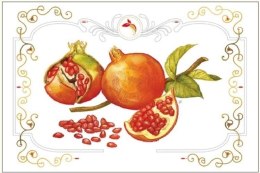 Karnet 12x18cm + koperta Granat