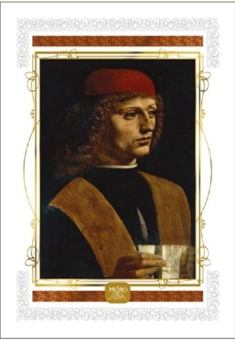 Karnet 16x23cm + koperta Leonardo Da Vinci