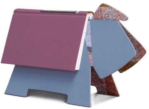 Stay! Doggy Book Rest podstawka pod książkę szara