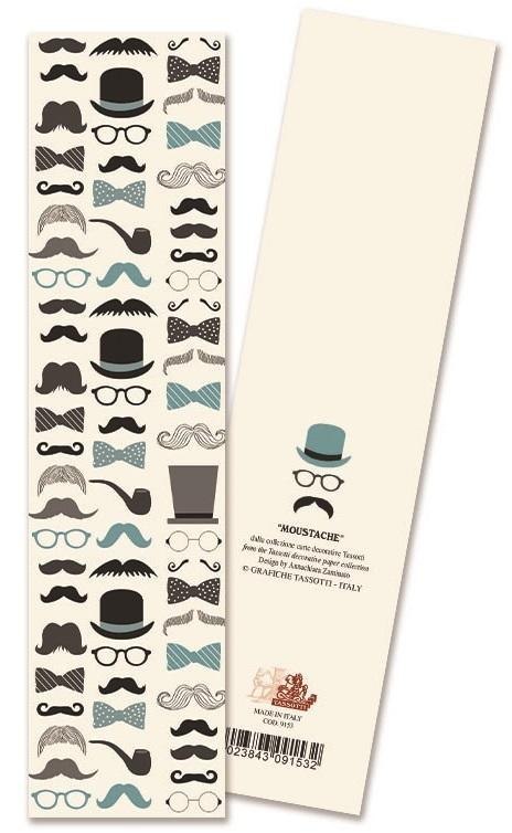 Zakładka do książki Moustache opakowanie 2 sztuki