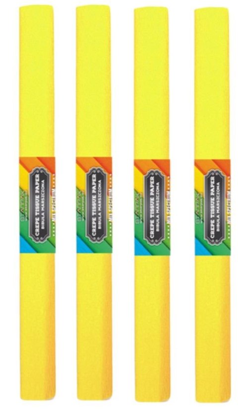 Bibuła marszczona 03 cytrynowa (10szt)