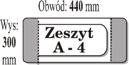 Okładka zeszytowa A4 (50szt) IKS