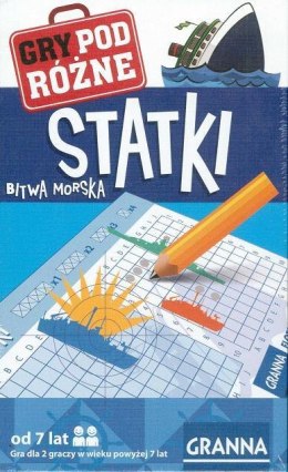 Statki. Bitwa morska - gry podróżne GRANNA