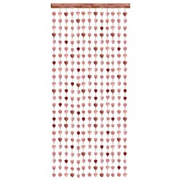 Kurtyna Serca różowe złoto 100x245cm