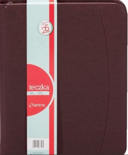 Teczka A4 709 brązowa na suwak