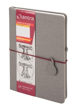 Notes A5 kropki Renesans szary ANTRA