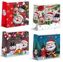 Torebka prezentowa L Boże Narodzenie szerokie dno