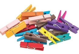 Klamerki kolorowe 3,5cm 20szt